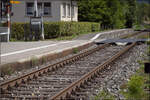 Jurabahn vor der Generalsanierung im Abschnitt Sanceboz-Sombeval – Moutier.

Haltepunkt Sorvilier mit Lichtraumkorrektur am Bahnsteig und h�hergelegene aber nicht genutzte Bahnsteigverl�ngerung. August 2026. 
