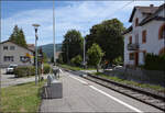 Jurabahn vor der Generalsanierung im Abschnitt Sanceboz-Sombeval – Moutier.

Haltepunkt Sorvilier. August 2026. 
