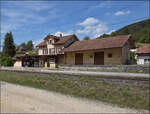 Jurabahn vor der Generalsanierung im Abschnitt Sanceboz-Sombeval – Moutier.