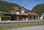 Jurabahn vor der Generalsanierung im Abschnitt Sanceboz-Sombeval – Moutier.