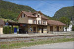 Jurabahn vor der Generalsanierung im Abschnitt Sanceboz-Sombeval – Moutier.