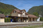 Jurabahn vor der Generalsanierung im Abschnitt Sanceboz-Sombeval – Moutier.