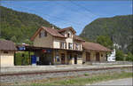 Jurabahn vor der Generalsanierung im Abschnitt Sanceboz-Sombeval – Moutier.