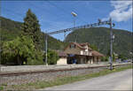 Jurabahn vor der Generalsanierung im Abschnitt Sanceboz-Sombeval – Moutier.