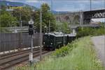 Apfelsaftexpress Be 3/4 43 'Tino' in Grenchen. Juli 2023.