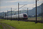 RABDe 500 008 'Vincenzo Vela' und RABDe 500 001 'Jean Piaget' im Dünnerenfeld. Oensingen, August 2025.