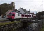 Eine Überraschung in der Klus war der Travys-NPZ RBDe 560 364, der hier in den Diensten der SBB steht und ab dieser Fahrt den Verkehr nach Balsthal bestritt.