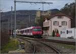 Eine Überraschung in der Klus war der Travys-NPZ RBDe 560 364, der hier in den Diensten der SBB steht und ab dieser Fahrt den Verkehr nach Balsthal bestritt.