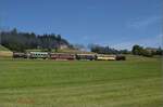 448-ramsei-sumiswald-gruenen-huttwil-rshb-vhb-rm-bls-etb-2/819360/oeffentlicher-fahrtag-auf-der-emmentalbahn-bsb Öffentlicher Fahrtag auf der Emmentalbahn. 

BSB Ed 3/4 51 bei Unter Baumen. Juli 2023.