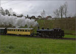 Ostermontag bei der 'Emmentalbahn'.

Eb 3/5 5810 bei Mli, Drrenroth. April 2024.