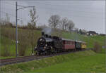 Ostermontag bei der 'Emmentalbahn'.

Eb 3/5 5810 bei Drrenroth/Breite. April 2024.