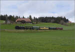 Ostermontag bei der 'Emmentalbahn'.

Eb 3/5 5810 bei Griesbachmatten. April 2024.