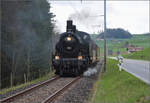 Ostermontag bei der 'Emmentalbahn'.

Eb 3/5 5810 zwischen Mussachen und Dürrenroth. April 2024.