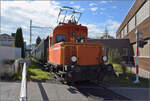 Dampftage Huttwil 2024 mit Diesel, Elektro und Dampfgiganten.

Der Rangiertraktor Te III 302 stammt von der EBT und ist heute mit der Bereitstellung der RIC-Wagen in den Bahnhof Huttwil betraut, whrend die fusslahme 241-A-65 noch behandelt wird. Huttwil, Oktober 2024.