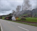 Ostermontag bei der 'Emmentalbahn'.