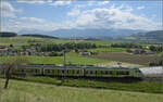 RABe 528 218 auf dem Weg nach Langnau.