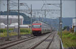Ein IC mit Re 460 030 auf dem Weg nach Luzern.