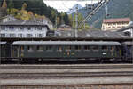 Rckkehr der Elefanten an den Gotthard.

C4 9574 in Gschenen. Oktober 2017.