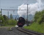 Rundfahrt vom Bodensee durchs Emmental mit 23 058 und Ae 4/7 11022.