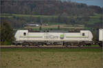 Aargauische Südbahn.

Rem 476 453 der Railcare bei Hendschiken. November 2024.