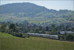 RABe 512 032 bei Frick, Juni 2025.