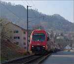 DPZ mit Re 450 070 (SZU Re 552) in Sihlau.