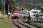 Z�rcher S-Bahn mit Re 450 065 in Spittel GL. September 2026.