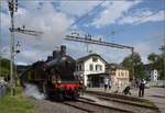 742-uerikon-hinwil-bauma-uebb-sbb-st/819941/fahrtag-im-zuercher-oberlandeb-35-der Fahrtag im Zrcher Oberland.

Eb 3/5 der BT in Bretswil. Juli 2023.