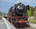 Uferdampffahrten mit Aushilfslok 23 058.