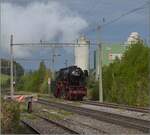 Uferdampffahrten mit Aushilfslok 23 058.