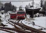 Ankunft der S25 mit BDeh 3/6 25 in Heiden.