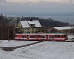 Talfahrt der S25 mit BDeh 3/6 25 ab Heiden.