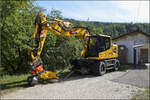Der gef�hrlichste Ort der Schweiz. Hier passieren regelm��ig Zug�berf�lle. Ob der Gleis-Bagger auch eine Beute ist. Bollement, August 2026.