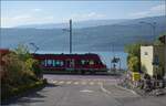 Auf der Biel-Täuffelen-Ins Bahn.