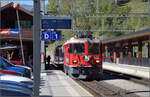 Ge 4/4 II 618 mit dem Pendelzug aus Davos. September 2026.