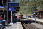 Ge 4/4 II 618 mit dem Pendelzug aus Davos. September 2026.