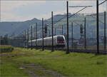 RABDe 500 008 'Vincenzo Vela' und RABDe 500 001 'Jean Piaget' im Dünnerenfeld.