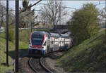 RABe 511 001 bei Lottstetten. April 2026.