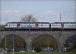 RABe 511 023 mit einer S-Bahn Zürich im Bahnhof Hüntwangen-Wil. April 2026.