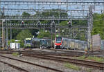 Zur Abwechslung die SBB in Burgdorf, der ziemlich taufrische RABe 512 036 auf dem Weg nach Bern.