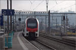RABe 512 020 in Aigle.