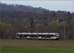 RABe 520 006 nahe des Ortseingangs von Lenzburg.