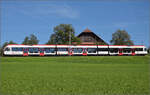 RABe 520 012 'Hallwil' auf dem Weg nach Lenzburg. Hochdorf, September 2024.