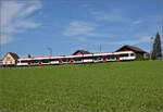 RABe 520 012 'Hallwil' auf dem Weg nach Lenzburg. Hochdorf, September 2024.