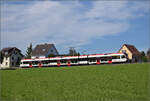 RABe 520 012 'Hallwil' auf dem Weg nach Lenzburg.