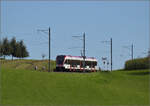 RABe 520 000 'Seon' auf dem Weg nach Lenzburg. Hochdorf, September 2024.