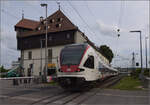 Ein Wiesentler in Konstanz, RABe 521 006. Man pendelt halt von Konzilstadt zu Konzilstadt. August 2024.