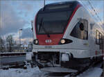 Erster Schnee des Winters.

Der Seehas RABe 521 204 auf der Rheinbrücke in Konstanz. November 2024.