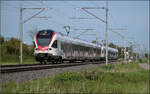 RABe 522 204 und RABe 523 054 bei Altreu. September 2026. 