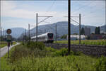 RABe 522 204 und RABe 523 054 bei Altreu. September 2026. 